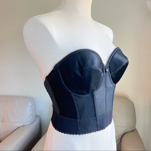 COPY - NWT Dominique Noemi Backless Strapless Balconette Bridal Bra Black Size … - Picture 3 of 16